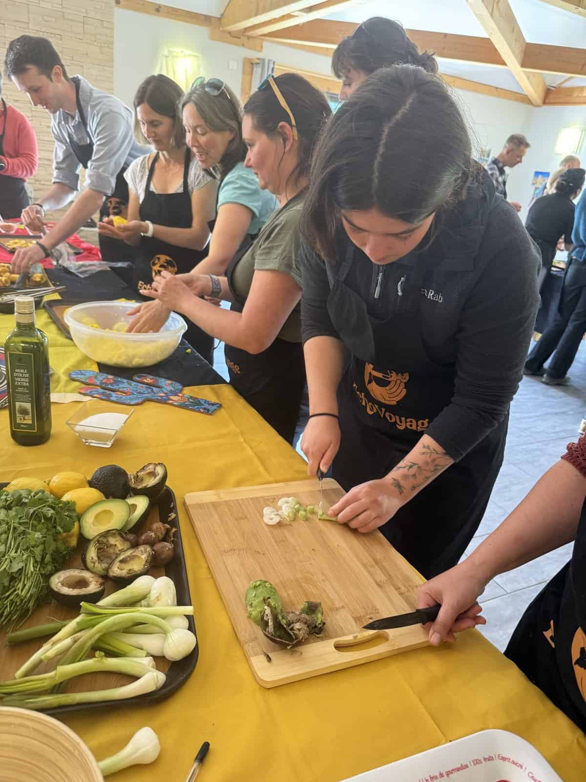 Atelier Cuisine Colombie en équipe